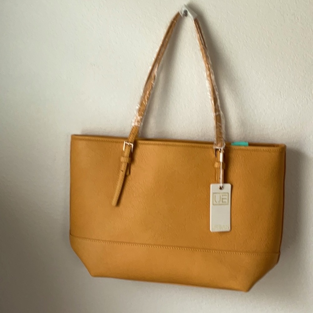 New Urban Expressions work tote mustard